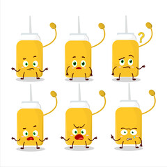 Poster - Cartoon character of sauce with what expression