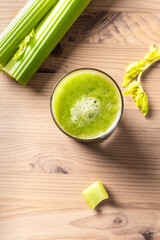 Wall Mural - Green celery juice