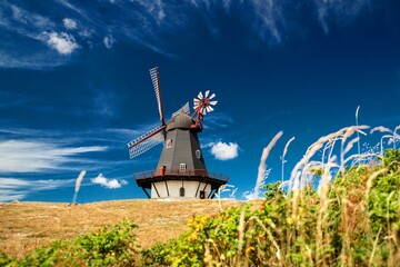 Fanø 20 July, 2020 Sønderho Mill. Built in 1895 testifies to a bygone era, with ancient crafts