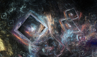 Wall Mural - digital multiverse - 13k