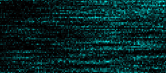 Futuristic dots background. Cyber background with particles different size. Technology particles illustration.