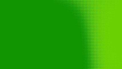 Dots halftone green color pattern gradient texture with technology digital background. Dots pop art comics with nature graphic design.