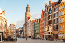 Morning View Of The Sights Of The City Of Wroclaw In Poland