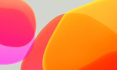 abstract geometric fluid red orange color gradient on gray background. trendy design graphics used f