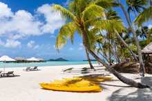 Summer Vacation On The Beach, Bora Bora, French Polynesia