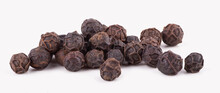 Black Pepper Isolated On A White Background