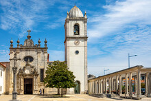 Cathedral Of Aveiro, Also Known As The Church Of St. Dominic Is A Roman Catholic Cathedral In Aveiro, Portugal. National Monuments Of Portugal