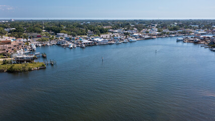 Fototapete - Tarpon Springs Florida Sponge Docks Fishing boats Gulf Coast