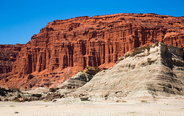 Wall Mural - General view on exotic stone formations in Ischigualasto Provincial Park