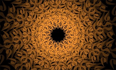 Wall Mural - Gold Black Abstract Background