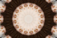Kaleidoscope In Blackish Brown And Cremeish White
