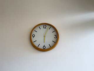 Clock on wall