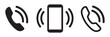 © Bohdan - Phone icon set. Call sign. Chat vector icons. Simple web button. Mobile phone in flat style. Cell phone. Collection vector elements.