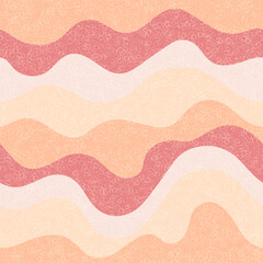 curve lines ribbons wavy seamless pattern.