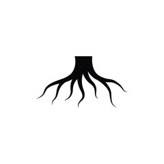 Wall Mural - root logo icon design template vector