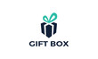 Gift Box logo vector icon illustration