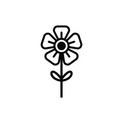 Canvas Print - flower icon design template vector