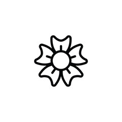 Canvas Print - flower icon design template vector
