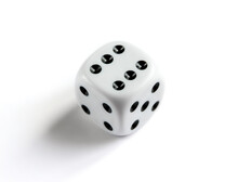 Clean Dice Isolated On White Background