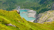 Alpensee bzw. Tauwassersee unterhalb des Gletschers Pasterze im Hohe Tauern Nationalpark, Österreich