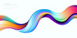Colorful liquid wave background, Dynamic 3d color flow vector element for website, brochure, poster. Colorful wavy vector illustration, Modern background design. 