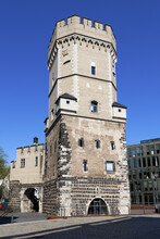 The Bayenturm, Medieval Fortified Tower Of The City Wall In The Center Of Cologne