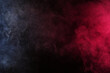 © Qwenergy - Smoke in white-red light on a black background