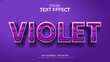 Violet Editable Text Effects