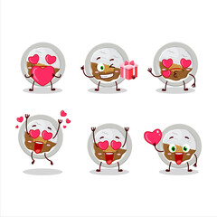 Sticker - Coco ichibanya curry cartoon character with love cute emoticon