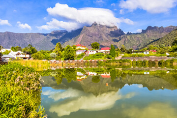 Wall Mural - Mare aux joncs, cirque de Cilaos, île de la Réunion 