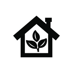 Sticker - Green house icon