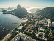 Rio de Janeiro – Stadtteil Botafogo mit dem Zuckerhut von oben – Brazilien