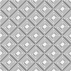 Poster - Diagonal spirals tile oenament. Vector seamless spirals.