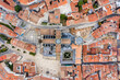 © AmazingAerialAgency - Aerial view of Burgos cathedral, a 13th-century gothic place of worship in Burgos township, Castilla y Leon, Spain.