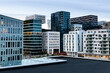 Modern office buildings in Oslo