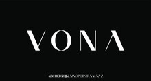 MONA. The Luxury And Elegant Font Glamour Style	
