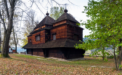 Cerkiew świętego Michała Archanioła w Smolniku , Bieszczady, Polska / Orthodox church of Saint Michael the Archangel in Smolnik, Bieszczady, Poland