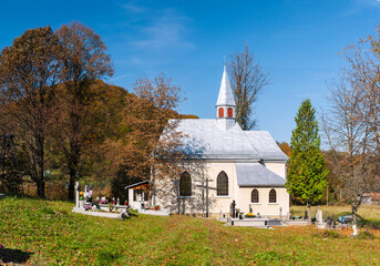 Kościół Rzymskokatolicki pw. Matki Bożej Szkaplerznej w Terce, Bieszczady, Polska / Roman Catholic Church of Our Lady of the Scapular in Terka, Bieszczady, Poland