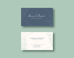 Elegant and beautiful business card template