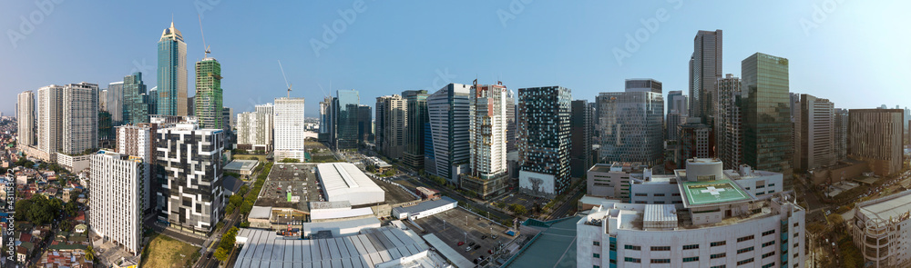 Bonifacio Global City, Taguig, Metro Manila - Aerial Panorama of BGC ...