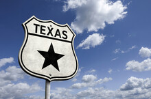 Texas - The Lone Star State - Traffic Road Sign