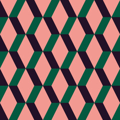 Wall Mural - mid-century abstract vector pattern design
