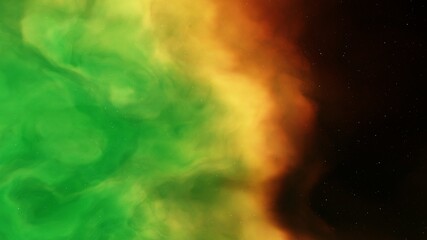 nebula gas cloud in deep outer space, abstract colorful background