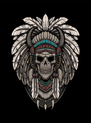 Indian Skull Warrior