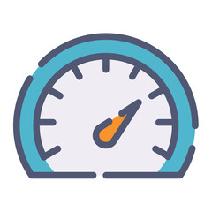 Wall Mural - seo speed performance optimize single isolated icon with flat dash or dashed style