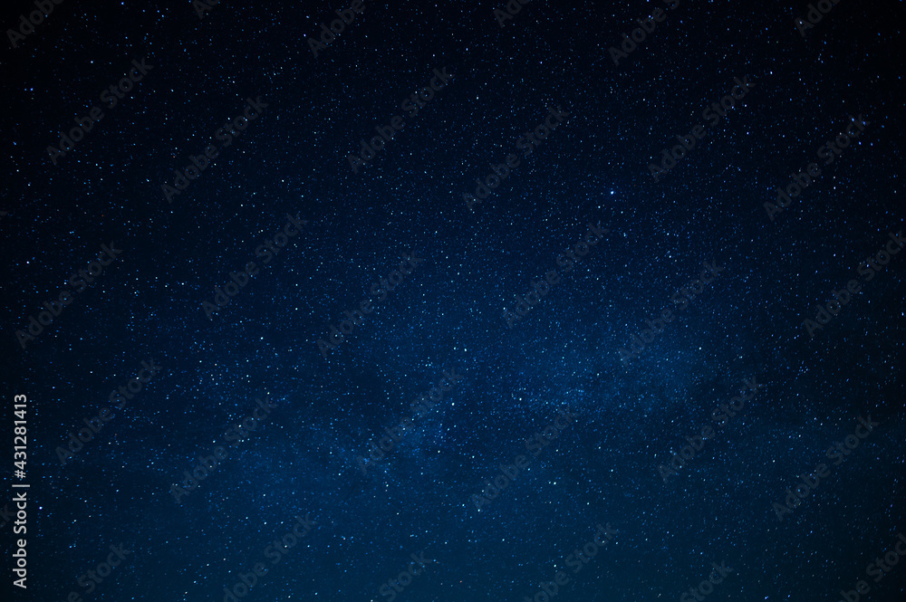 Blue night starry sky, space, background for screensaver. Astrology, horoscope, zodiac signs - obrazy, fototapety, plakaty 
