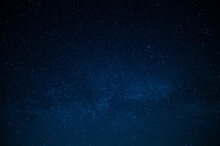 Blue Night Starry Sky, Space, Background For Screensaver. Astrology, Horoscope, Zodiac Signs