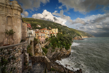 Wall Mural - Seashore in Tellaro, Liguria, Italy