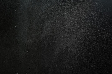 background for overlay black rain, abstract studio drops water drops bokeh