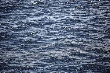 sea water abstract background waves / blue background, nature wet ocean water with ripples